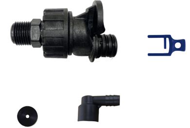 Drain Line Flow Control Assy (New/Current Style with 1/2" Male Thread)